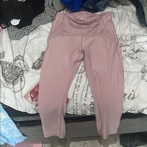 RBX Pink Performance Leggings High-Waisted Stretch